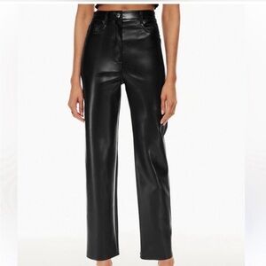 Aritzia Black High-Waisted Pants
